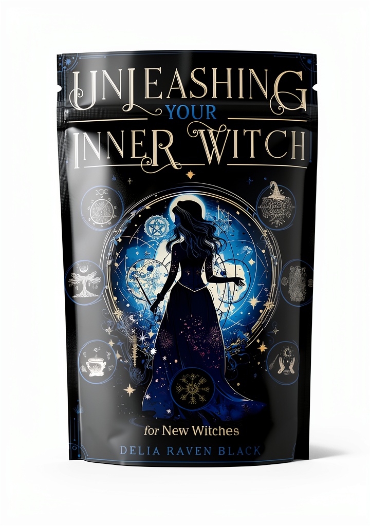 'Unleashing Your Inner Witch eBook cover on a tablet'