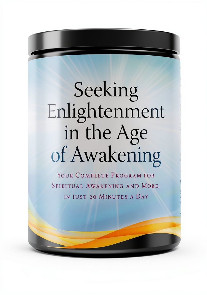 'Enlightenment Teaching book cover showing spiritual symbolism'