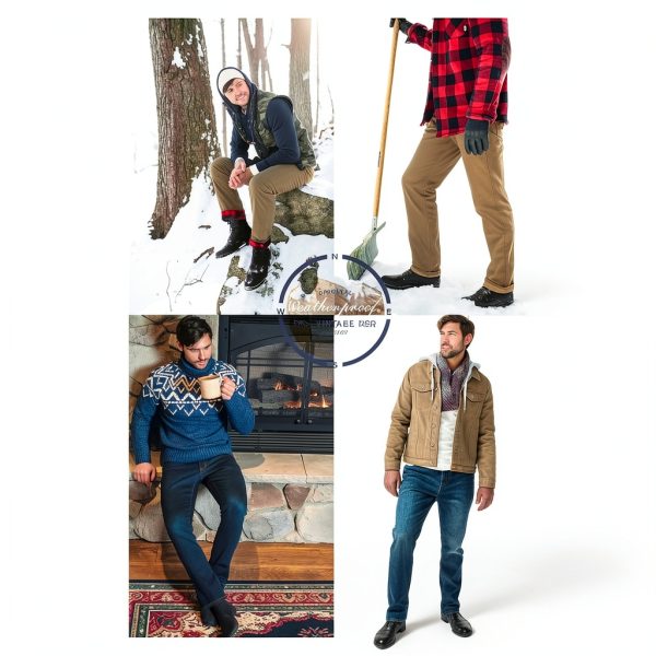 Winter Work Pants BrandX Men's Fleece Lined Canvas-6