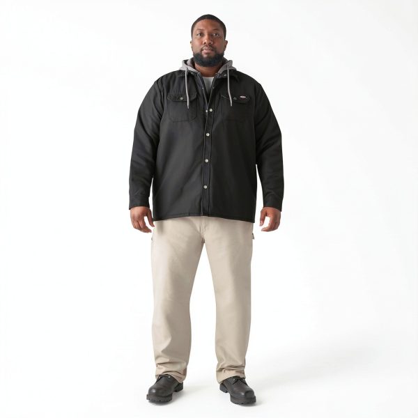 Dickies Fleece Hooded Work Jacket Water Repellent-7
