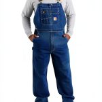Carhartt Men's Work Overalls Darkstone Adjustable-0