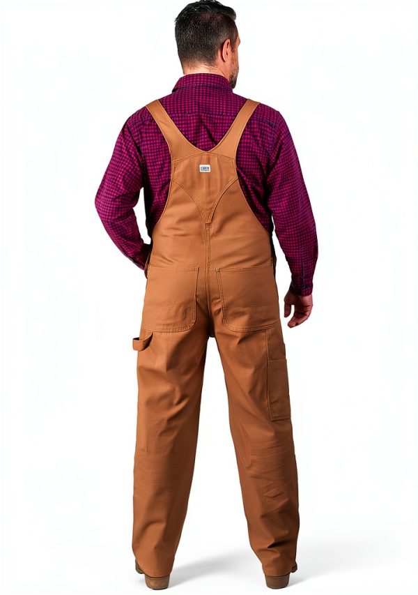 Liberty Men's Overalls cotton duck workwear Pecan-4