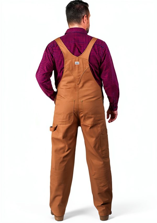 Liberty Men's Overalls cotton duck workwear Pecan-3