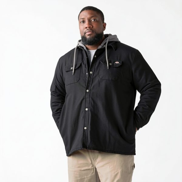 Dickies Fleece Hooded Work Jacket Water Repellent-6