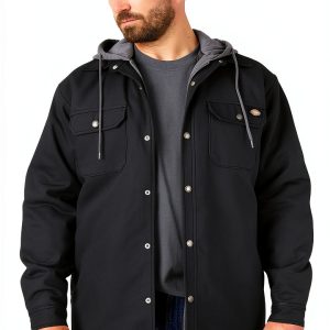 Dickies Fleece Hooded Work Jacket Water Repellent-0