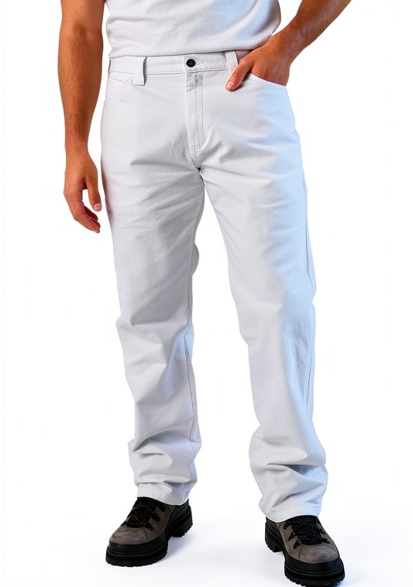 Dickies Work Pants Men Relaxed Fit Utility White-0