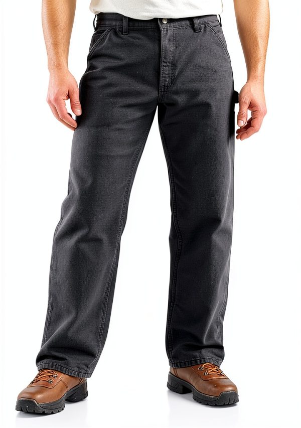 Carhartt Men's Work Pants B111 12oz Cotton Duck, Reinforced Back-1
