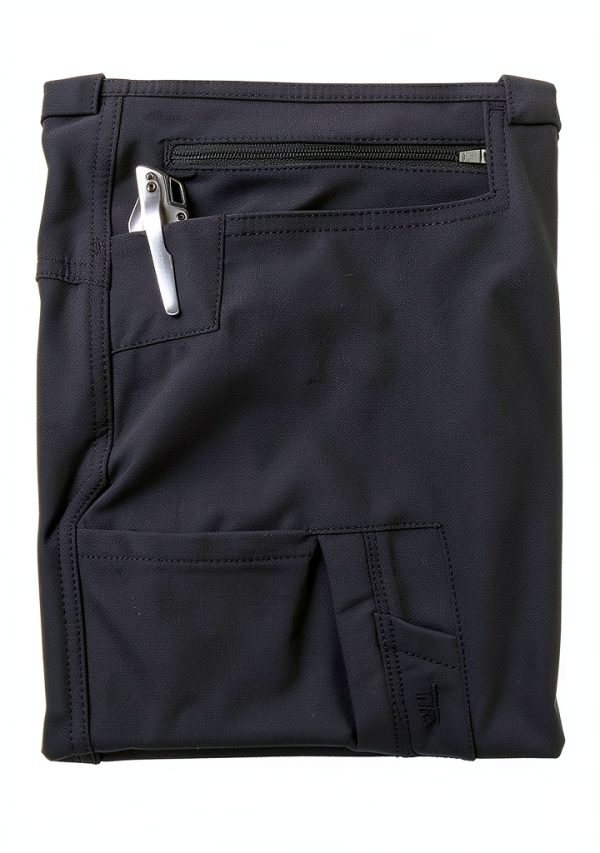 DurableGear Men's Softshell Work Pants Water‑Resistant 9‑Pocket-4