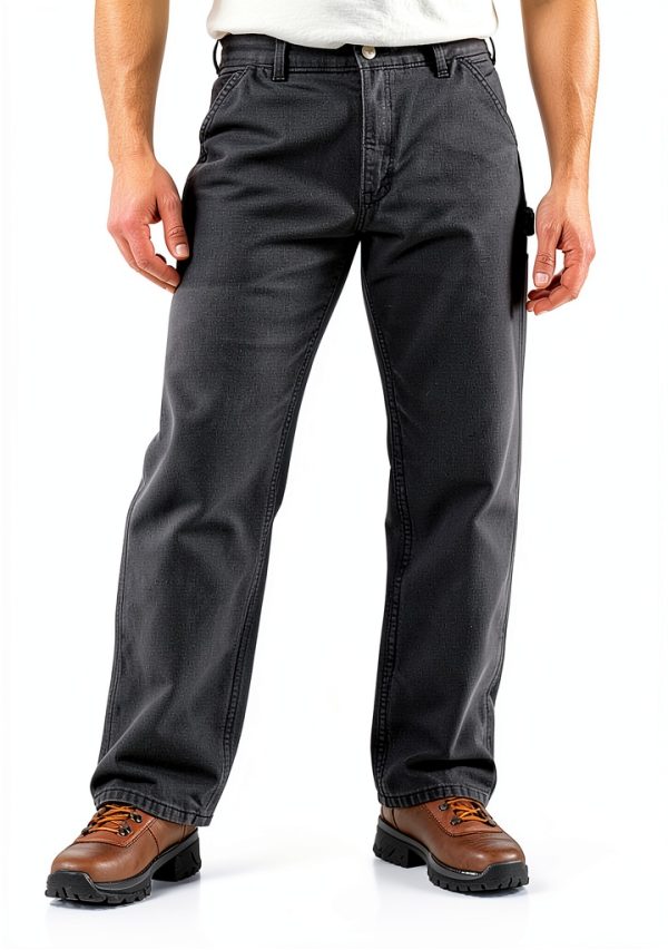 Carhartt Men's Work Pants B111 12oz Cotton Duck, Reinforced Back-0