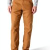 Carhartt Men's Heavyweight Cotton Duck Work Pants 12oz Flannel Lined-0