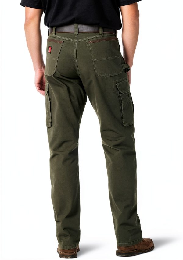 Wrangler Riggs Workwear Men’s Relaxed Fit Ripstop Pant Slate 42W-1