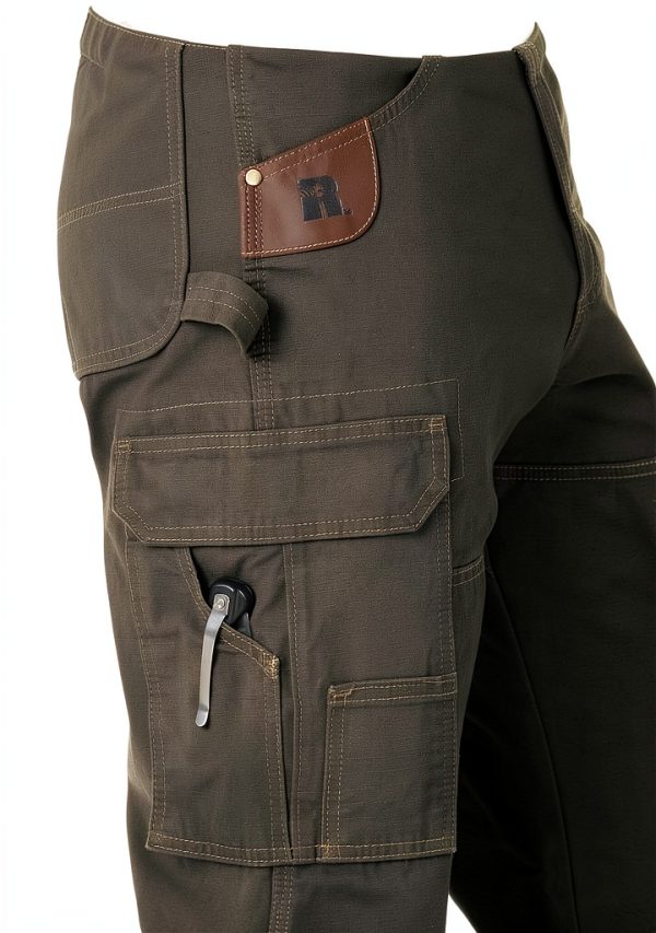Wrangler Riggs Workwear Men’s Relaxed Fit Ripstop Pant Slate 42W-3