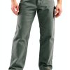 Carhartt Men's Heavyweight Cotton Duck Work Pants – Flannel Lined-1