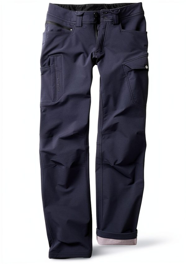 DurableGear Men's Softshell Work Pants Water‑Resistant 9‑Pocket-0