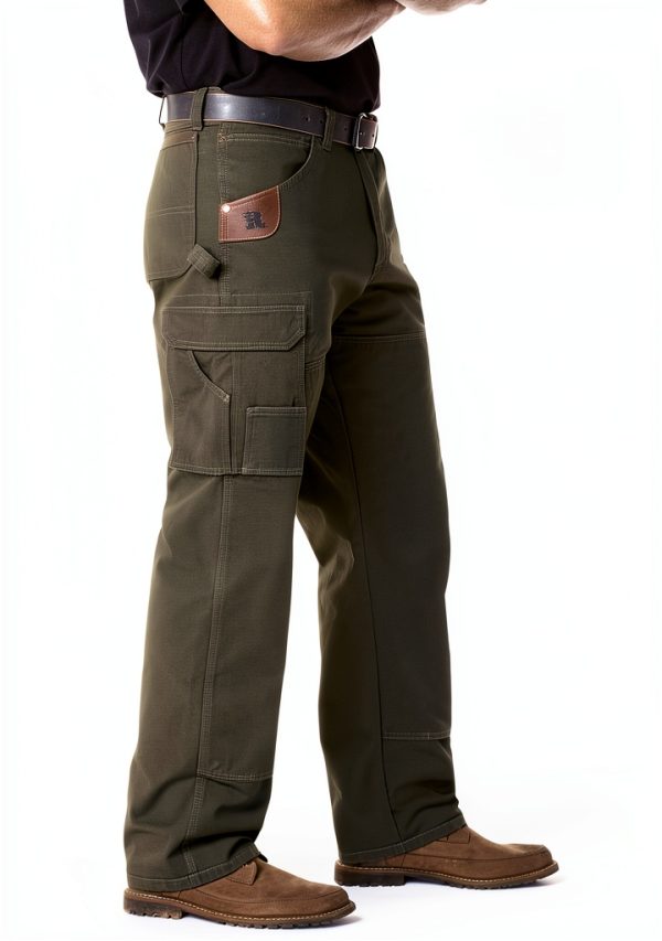 Wrangler Riggs Workwear Men’s Relaxed Fit Ripstop Pant Slate 42W-2