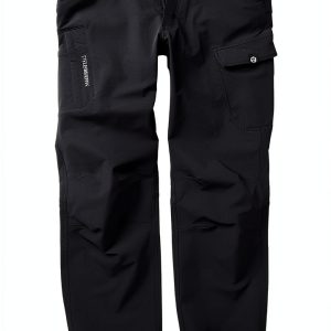 Mens Work Utility Pants DurableGear Softshell Water Resistant-0