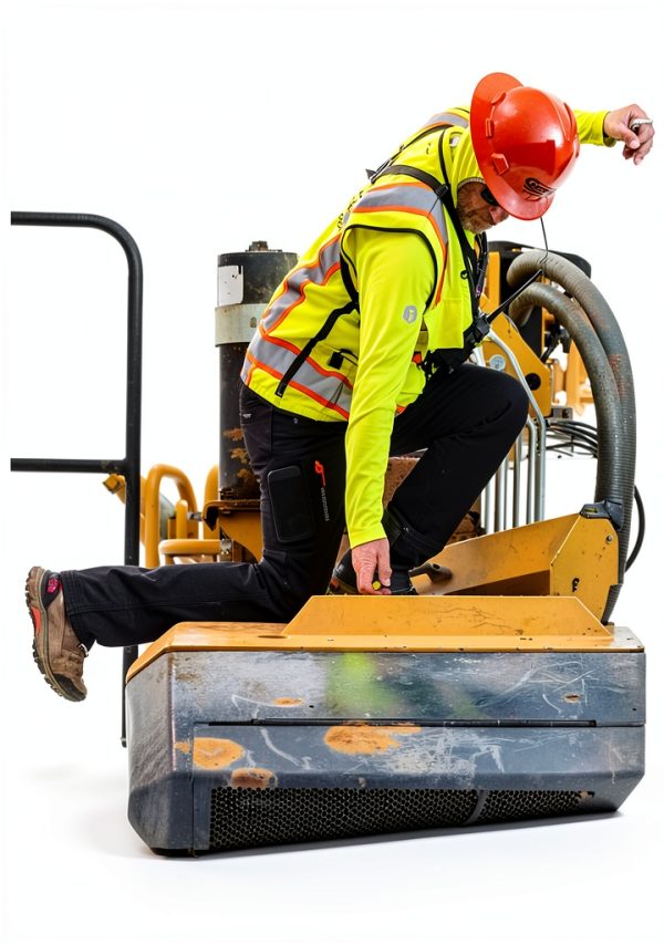 Mens Work Utility Pants DurableGear Softshell Water Resistant-6
