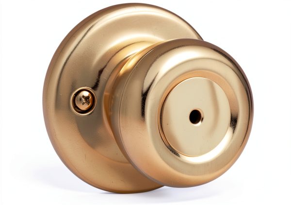 Kwikset Mobile Home Interior Privacy Door Knob Polished Brass Lock-0