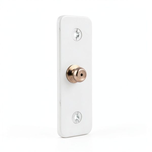 Amazon Basics Door Knob with Lock, Satin Nickel, 1-3/8 to 1-3/4-4