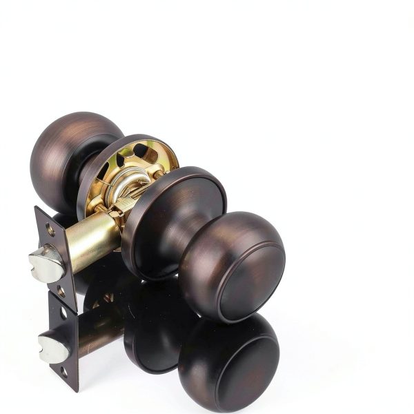 Passage Door Knob Probrico Colonial Style Oil Rubbed Bronze 10"-1