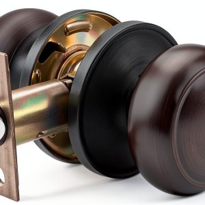 Passage Door Knob Probrico Colonial Style Oil Rubbed Bronze 10"-0