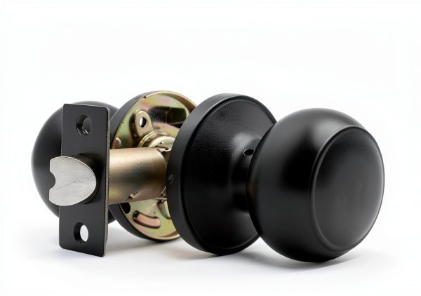 Black Door Knobs Probrico Interior Passage 6 Pack Matte Finish-4