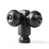 Black Door Knob Probrico 6-Pack Matte Privacy Knob with Round Ball-5