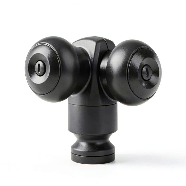 Black Door Knob Probrico 6-Pack Matte Privacy Knob with Round Ball-5
