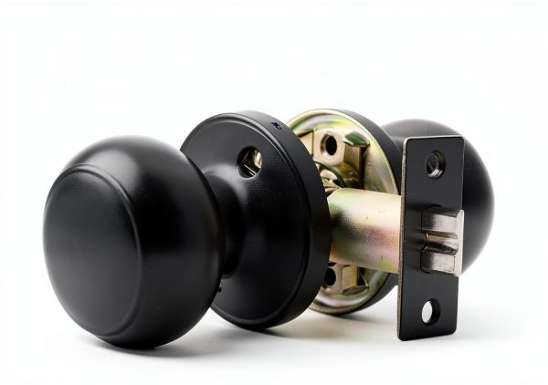 Black Door Knobs Probrico Interior Passage 6 Pack Matte Finish-5