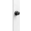 Kwikset Cove Entry Door Knob with Lock and Key, Secure Keyed Handle Exterior Doorknob, Front Entrance and Bedroom, Matte Black, Pick Resistant SmartKey Rekey Security-6