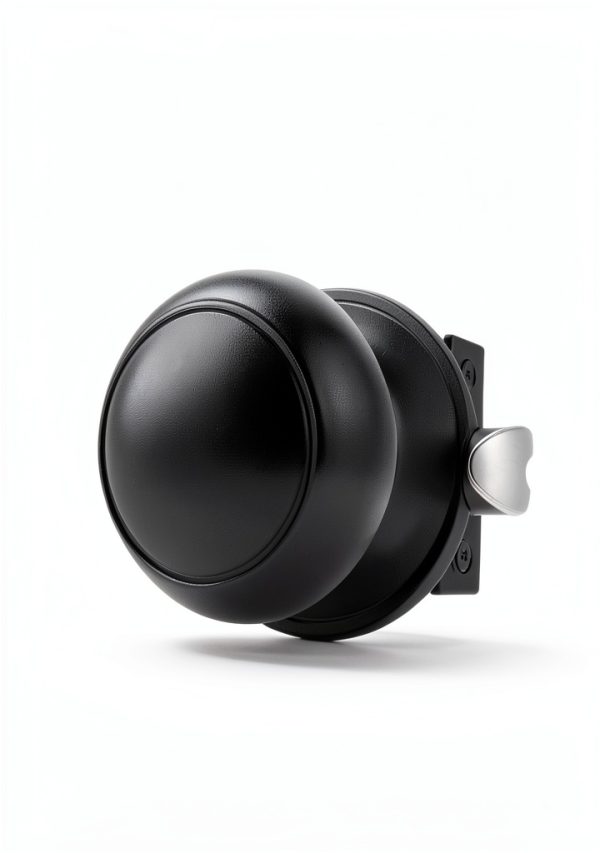Black Door Knobs Probrico Interior Passage 6 Pack Matte Finish-1